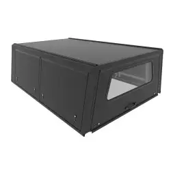 Hardtop Explorer noir / lisse Toyota Land Cruiser 79 Simple Cabine 1999+ Alu-Cab